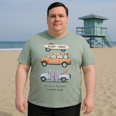 KAM Summer Club Tee Sage KBS5765