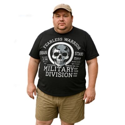 KAM Fearless Warrior Tee Black KBS5769