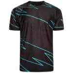 KAM Active Performance Printed Tee Black AP002a