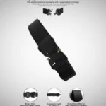 D555 DALE Tactical Stretch Webbing Belt BLACK