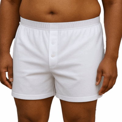 Espionage Mans Big 2 Pack Cotton Jersey Boxer Shorts WHITE U001W