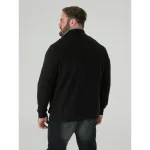 D555 RUSSEL Big Men’s 1/4 Zip Fleece Sweatshirt 621806
