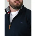 D555 RUSSEL Big Men’s 1/4 Zip Fleece Sweatshirt 621806
