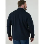 D555 RUSSEL Big Men’s 1/4 Zip Fleece Sweatshirt 621806