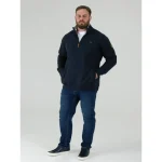 D555 RUSSEL Big Men’s 1/4 Zip Fleece Sweatshirt 621806
