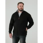 D555 JOHNSON Big Men’s Thru Zip Fleece Sweatshirt 621804