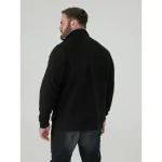 D555 JOHNSON Big Men’s Thru Zip Fleece Sweatshirt 621804