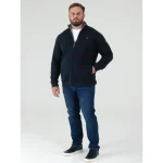 D555 JOHNSON Big Men’s Thru Zip Fleece Sweatshirt 621804