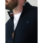 D555 JOHNSON Big Men’s Thru Zip Fleece Sweatshirt 621804