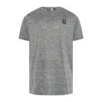 D555 RETFORD Dry Wear Performance Tee Charcoal Marl