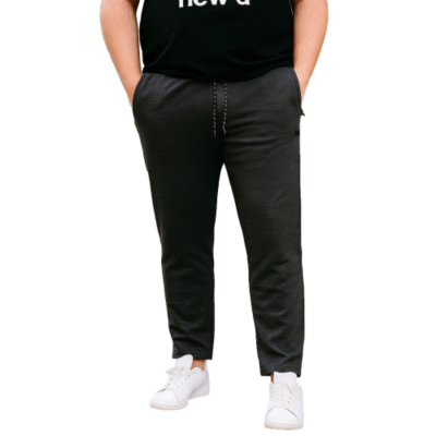 KAM Active Performance Marl Jog Pants CHARCOAL