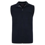 KAM Bonded Sherpa Fleece Lined Body Warmer NAVY KV99