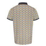 KAM All Over Skull Print Polo WHITE KBS5524