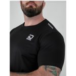 D555 SCOTT Dry Wear Light Weight Reno Mesh Crew Neck T-Shirt BLACK