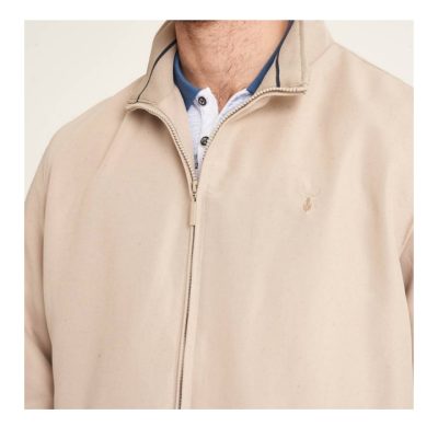CARABOU HENLEY Harrington Jacket STONE