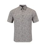 £45 2XL - 6XL DG'S DRIFTER Floral Print Shirt Short Sleeve 14931 BROWN