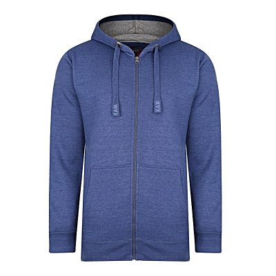 2XL - 8XL £35 KAM Mens Oversize Poly Cotton Fleece Hoodie KBS503H