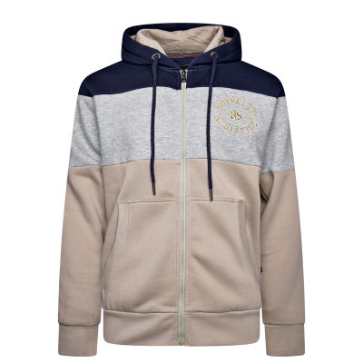 2XL - 8XL £39.50 KAM Zip Thru Cut and Sew Brooklyn Hoody KBS7083