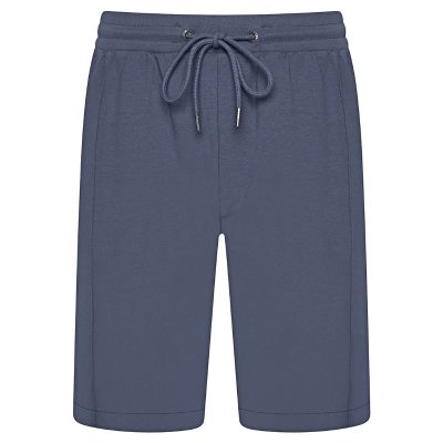 KAM Interlock Casual Shorts with Pin Pleat detail and Zipped Pocket KBS3321 NAVY