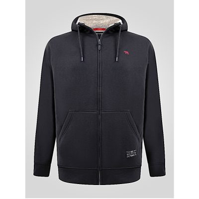 D555 Big Mens Bonded Fleece Hoodie with Detachable Hood CONRAD 642003