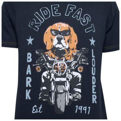 2 – 8XL KAM Ride Fast Dog Print Tee KBS57819