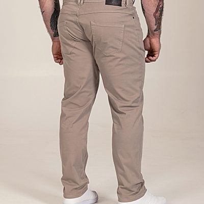 HOME PAGE 18 D555 KELVIN Tapered Fit Stretch Twill Chino with Peach Finish STONE 502002